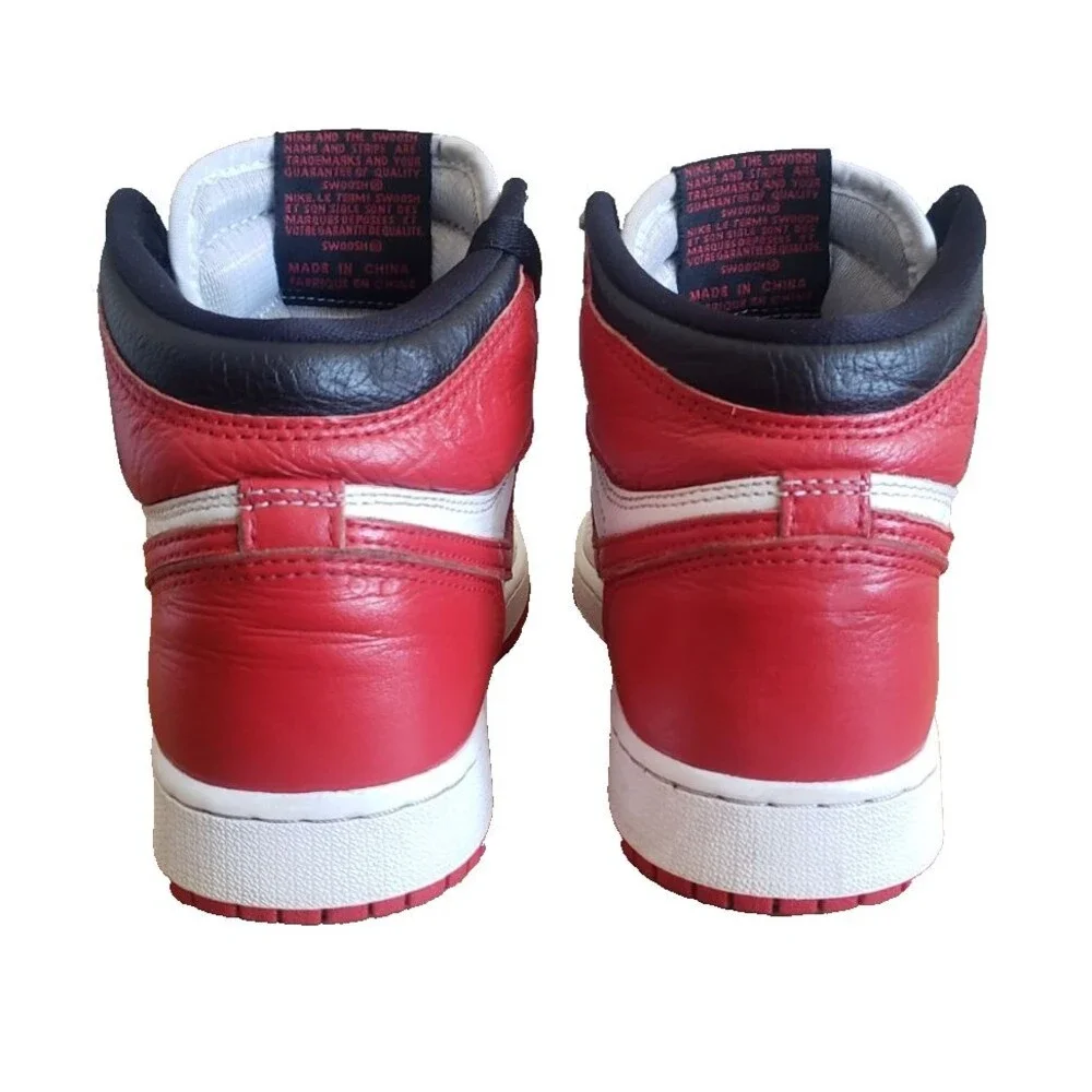 Nike Air Jordan 1 Mid Gym Red White Black 575441-161 Youth Size 4